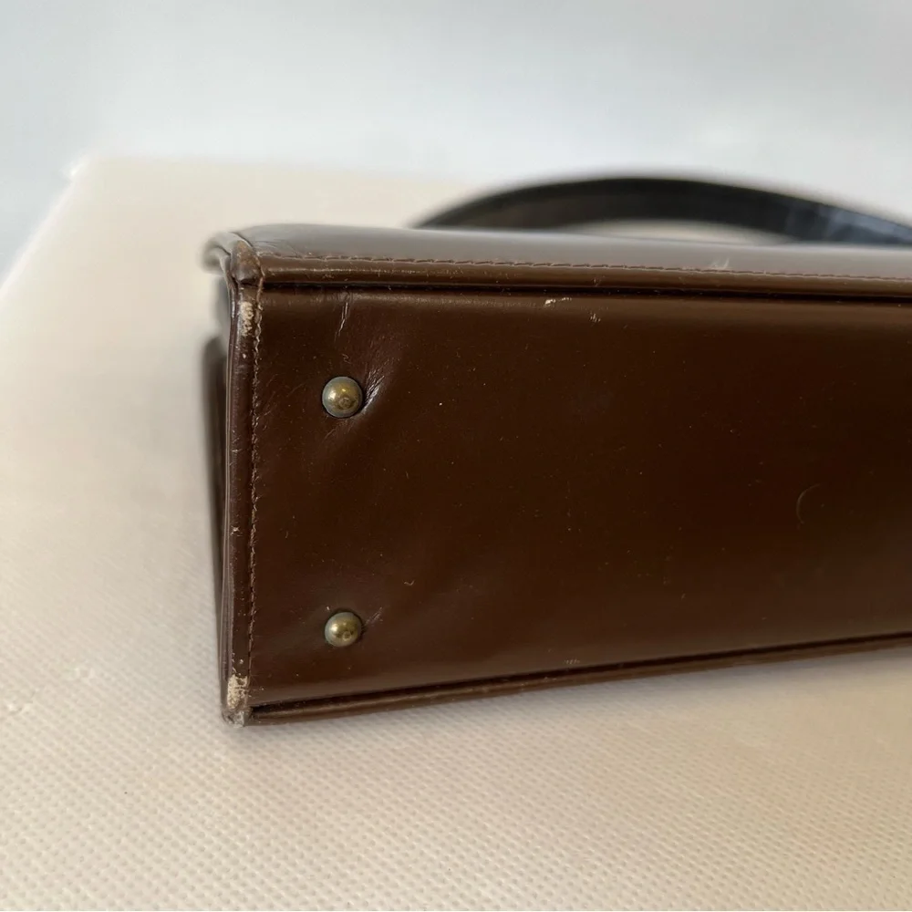 Vintage Palizzio Brown Retro Pocketbook